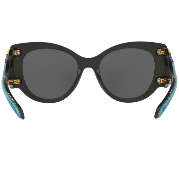 Prada Sunglasses Violet/Yellow/Azure w/Grey Lens - Picture 3 of 5